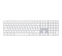 Apple Magic Keyboard with Numeric Keypad: Bluetooth®, rechargeable. Works with Mac, iPad or iPhone; British English, Silver