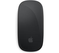 Apple Magic Mouse: Bluetooth, rechargeable. Works with Mac or iPad; Black, Multi-Touch surface (USB-