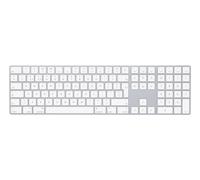 Apple Magic Keyboard with Numeric Keypad: Bluetooth®, rechargeable. Works with Mac, iPad or iPhone; British English, Silver
