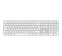 Apple Magic Wireless Keyboard with Touch ID and Numpad QWERTY UK White