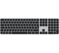 APPLE Magic Wireless Keyboard with Touch ID & Numeric Keypad - Black, Black,Silver/Grey