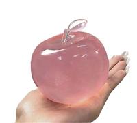 Apple Maltose Plastic Pinchable Stress Relief Toy(Pink)
