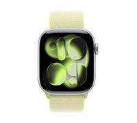 Apple MFFF4ZM/A smart wearable accessory Band Yellow Nylon, Recycled polyester, Spandex