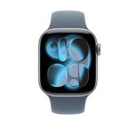 Apple MFGE4ZM/A smart wearable accessory Band Blue Fluoroelastomer