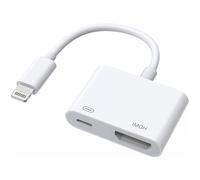 [Apple MFi Certified] Apple Lightning to HDMI Adapter for iPhone to TV, 1080P Digital AV Adapter Sync Screen Connector Cable Compatible for iPhone 14 13 12 11 XS XR X 8 iPad to HDTV Projector Monitor