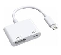 [Apple MFi Certified] Apple Lightning to HDMI Adapter for iPhone to TV, 1080P Digital AV Adapter Sync Screen Connector Cable Compatible for iPhone 14 13 12 11 XS XR X 8 iPad to HDTV Projector Monitor