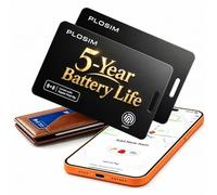 [Apple MFi Certified] Card Tracker for Wallet, 2.7mm Ultra-Thin Smart Tag Works with Apple Find My, 5-Year Battery, 80dB Alarm, IP68 Waterproof for Passport, Bags & Luggage, iOS Only