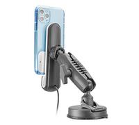 Apple MFI Certified ChargeDock Bizmount- Magnetic Vehicle/Desktop Dock/Mount Heavy Duty suction mount. Works w/Most Phone and case Combinations (iPhone 11/11 Pro/Xs/Xs Max/X / 8/8 Plus / 7/7)