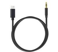 (Apple MFi Certified) iPhone AUX Cord for iPhone,Lightning to 1/8 Inch Audio Cable,3.3ft, Headphone Jack Adapter Male Aux Stereo Audio Cable Compatible for iPhone 14/13/12/11/XR/X/8/7 (Black)