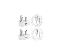 [Apple MFi Certified] iPhone Charger, with 2 Pack 1M Lightning to USB Fast Charging Cord and 2 Pack USB Wall Charger Plug Compatible with iPhone 13 12
