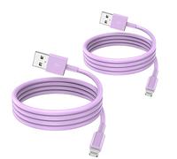 Apple MFi Certified iPhone Lightning to USB Cable - 2 Pack, 2m, Fast Charging for iPhone 13/12/11/X/8/7/6/iPad