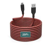 Apple MFi Certified Lightning Cable - 20FT/6M Extra Long Nylon Braided Charger Cord for iPhone 13/12/11 Pro/X/XS Max/XR/8 Plus/7 Plus/6/6s Plus