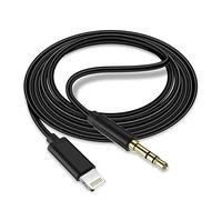 【Apple MFi Certified】 Lightning to 3.5mm Audio Cord, iPhone to Car Stereo AUX Cable Compatible with iPhone 14/13/12/11/XR/XS/X/8/7/6 Plus/SE 2, 3.3FT (Black)
