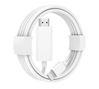 [Apple MFi Certified] Lightning to HDMI Cable Adapter for iPhone to HDTV,1080P Digital AV Adapter Sync Screen Connector Compatible for iPhone 14 13 12 11 Pro Max XR X 8 7 to TV Projector Monitor