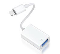 [Apple MFi Certified] Lightning to USB Adapter for iPhone & iPad, Lightning USB Adapter OTG for Camera, USB Stick, Keyboard & Mouse