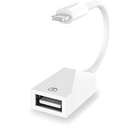 【Apple MFi Certified】 Lightning to USB Camera Adapter for iPhone/iPad, Female USB 3.0 OTG Cable Adapter Support Connect Camera,USB Flash Drive,Card Reader,MIDI Keyboard, Mouse