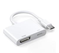 Apple MFi Certified USB-C to HDMI Adapter 4K@60Hz for iPhone 16 15 MacBook Pro Air iPad Pro, Digital AV HDMI 2.0 Cord Compatible with Samsung Galaxy S24