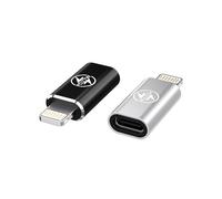 Apple MFi Certified USB C to Lightning Adapter Pack of 2, 27W Fast Charge Charging for iPhone 14 13 12 11 Pro Max XR XS X, iPad Pro/Air 5/Mini 6, iPod, Not for OTG/Audio