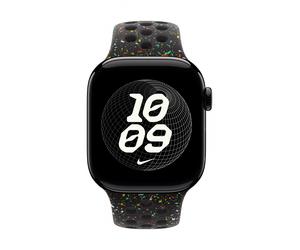 Apple MGAF4ZM/A smart wearable accessory Band Black Aluminium, Fluoroelastomer