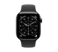 Apple MXLK3ZM/A smart wearable accessory Band Black Fluoroelastomer