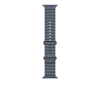 Apple Natural Titanium Finish Band Blue Fluoroelastomer, Titanium