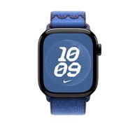Apple Nike Sport Loop Band Blue Nylon, Recycled polyester, Spandex