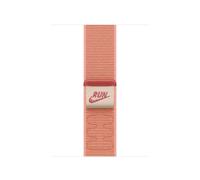 Apple Nike Sport Loop Band Pink Nylon. Recycled polyester. Spandex