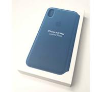 Apple Official iPhone X / Xs Max Leather Folio Phone Case Cover Black/Blue/Red