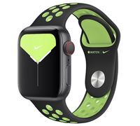 Apple Official Nike Watch Sport band 44mm - Black/Lime Blast