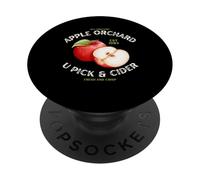 Apple Orchard U Pick Cider Fresh Organic Fruit Fun Fall PopSockets Adhesive PopGrip