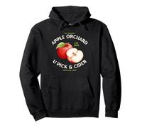 Apple Orchard U Pick Cider Fresh Organic Fruit Fun Fall Pullover Hoodie