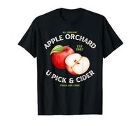 Apple Orchard U Pick Cider Fresh Organic Fruit Fun Fall T-Shirt