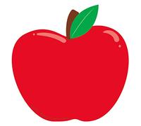 Apple Paper Cut-Outs, Pack of 36
