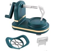 Apple Peeler, Apple Peeler Slicer Corer, Kitchen Peeling Tool for Vegetable Fruit Potato (Dark Green)