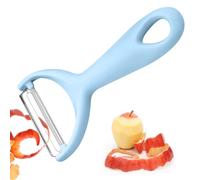 Apple peeler; pear peeler; fruit peeler; vegetable peeler; manual peeler; kitchen gadget; suitable for peeling apples, pears, potatoes, papaya, mango, cucumber, radish (blue)