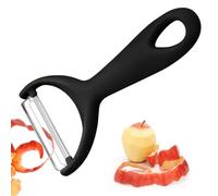 Apple peeler; pear peeler; fruit peeler; vegetable peeler; manual peeler; kitchen gadget; suitable for peeling apples, pears, potatoes, papaya, mango, cucumber, radish (black)