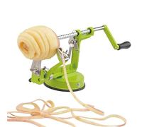 Apple Peeler Slicer Corer, Stainless Steel with Suction Base and Non-slip Hand Crank for Easy Fruit and Vegetable Preparation, Ideal for Fall Picking and Seasonal Gifts