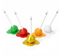 Apple Pencil Holder Stand, Cute Melting Lollipop Desk Pen Organizer, Decorative Pencil Stand for Apple Pencil 1st 2nd Generation, Kawaii Home Office Desk Accessories Gift (White)