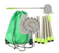 Apple Picker Garden Basket Fruit Picker Head With Telescopic Extendable Pole Pears Picking Harvester(D-4m(13FT))