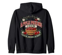 Apple Picking Crew Orchard Day Cider Season Fall Tradition Zip Hoodie