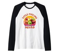 Apple Picking Squad Picking Apples Crew Harvest Season Raglan Baseball Tee