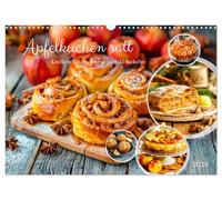 Apple pie galore - delicious works of art from the KI oven UK-Version (Wall Calendar 2026 DIN A3 Landscape), CALVENDO 12 Month Wall Calendar