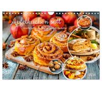 Apple pie galore - delicious works of art from the KI oven UK-Version (Wall Calendar 2026 DIN A4 Landscape), CALVENDO 12 Month Wall Calendar
