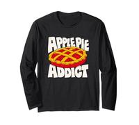 Apple Pie Lover Retro Graphic Long Sleeve T-Shirt