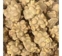 Apple Pie White & Milk Chocolate Clusters Foil Gift Pouch Kingsway 500g