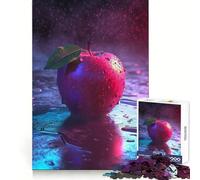 Apple Rainy Aesthetic Jigsaw Puzzles for Adults 1000 Pieces Restful Game Accurate Cut Family Bond Fine Art (50x75cm)