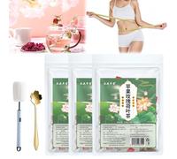 Apple Rose And Lotus Leaf Detox And Health-Preserving Tea, Apple Rose Louts Leaf Tea, Rose And Leaf And Health-Preserving Tea for Help You Shape The Perfect Body Curve (45Pcs)