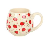 Apple Rounded Mug Something Different White One Size