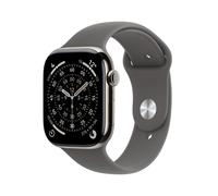 Apple Series 11 42 mm Waterproof Smart Watch GPS (2025) Stone Grey Sport Band -