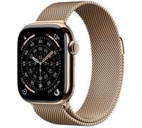 Apple Series 11 42 mm Waterproof Smart Watch GPS Gold Milanese Loop - Cellular